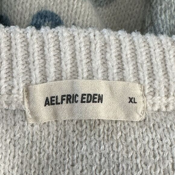 aelfric eden blue pullover sweater Size XL - Picture 3 of 5